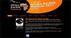 Desktop Screenshot of afro-karibik-festival.de